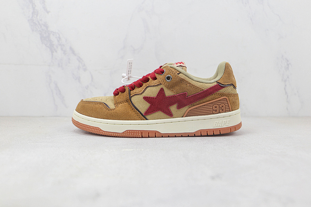 Bape [HUMAN MADE BAPE STA SK8 TO NIGO BROWN/RED/WHITE]-[WOMAN:36-39]-[MAN:40-45], photo 1