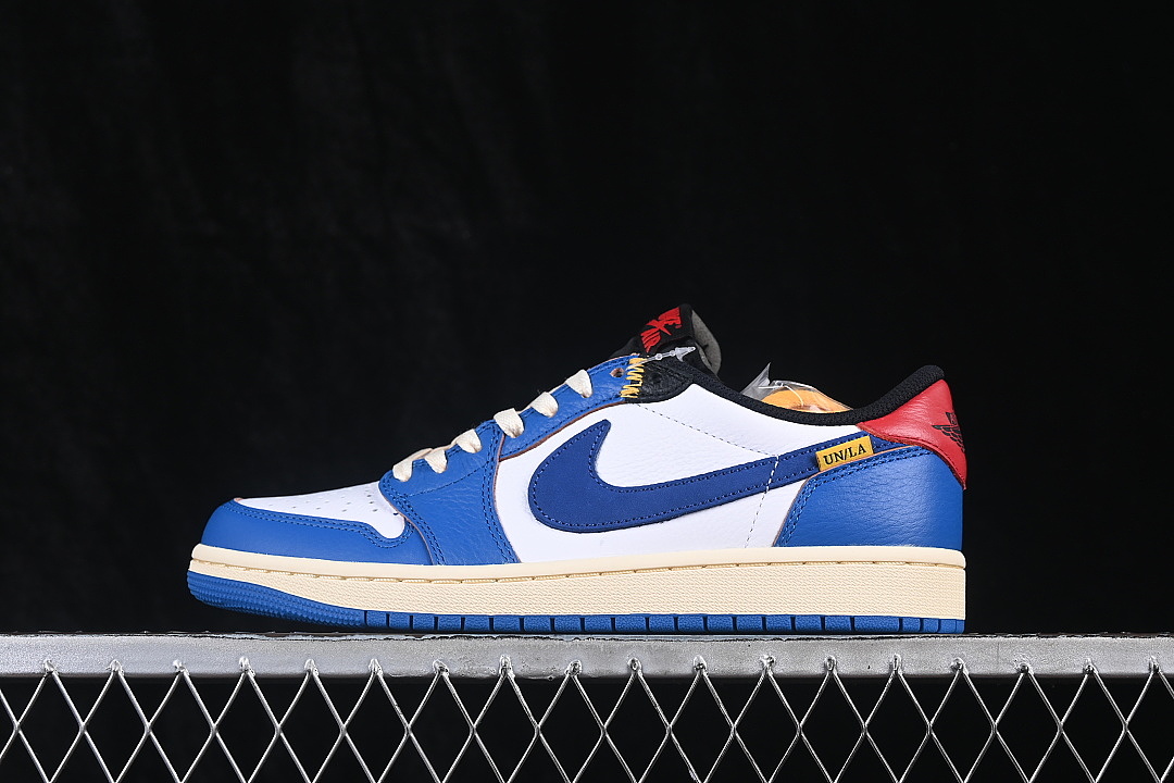 Air Jordan [HQ6998-146]-[AIR JORDAN 1 LOW CULTURAL AND CASUAL SNEAKERS KLEIN BLUE/BLUE]-[MAN:40-48.5], photo 1