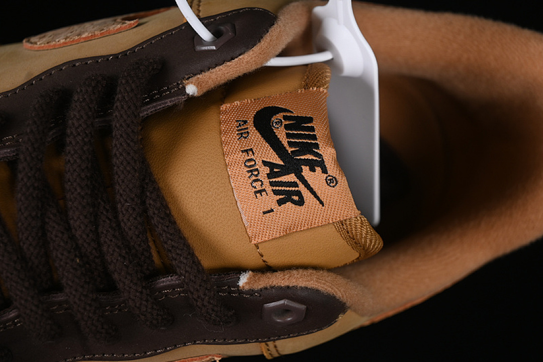 Nike [CJ9179-200]-[AIR FORCE 1 07 LOW FLAX/GUM LIGHT BROWN/BLACK/WHEAT]-[WOMAN:36-39]-[MAN:40-45] - Image 9