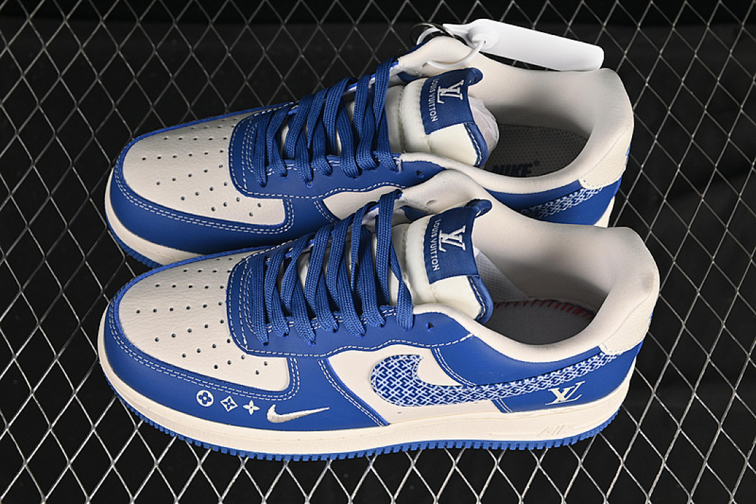 Nike [KK1988-092]-[AIR FORCE 1 07 LOW LV WHITE/BLUE]-[WOMAN:36-39]-[MAN:40-45] - Image 11