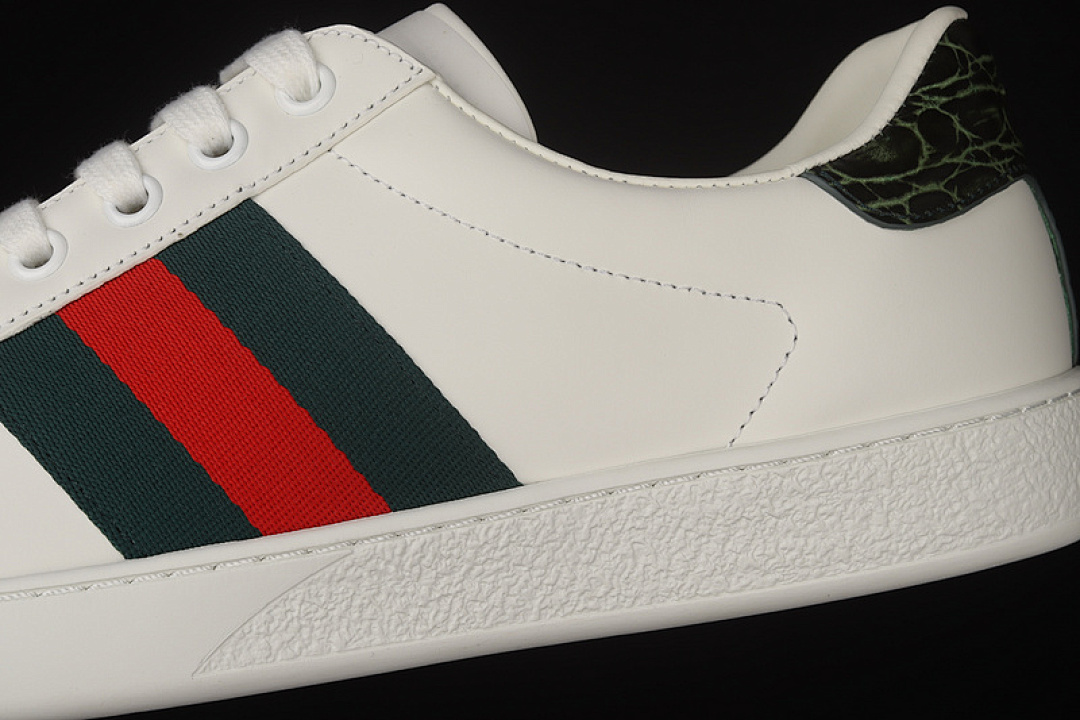 Gucci [1XGM09061]-[GU*CCI ACE EMBROIDERED LOW-TOP SNEAKER WHITE/BLACK/RED]-[MAN SIZE:39-44] - Image 9