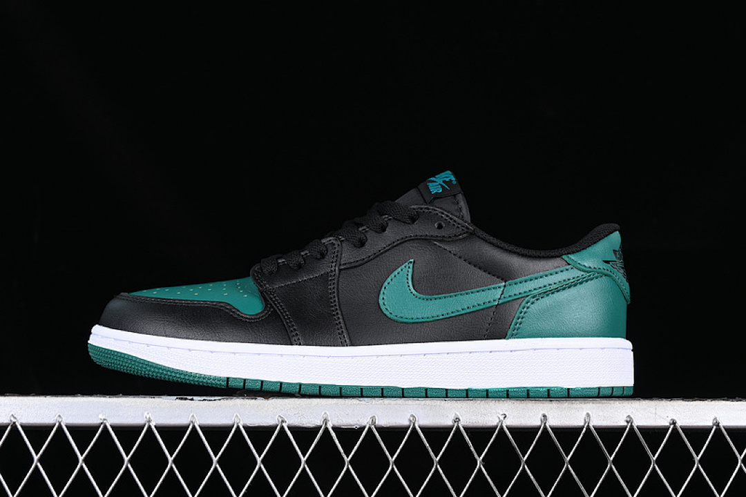 Jordan [CZ0775-036]-[AIR JORDAN 1 LOW BLACK/GREEN/WHITE]-[WOMAN:35.5-39]-[MAN:40-47.5], photo 1