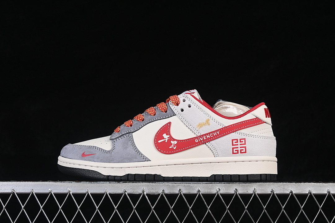 Unbranded [JP2026-112]-[SB DUNK LOW WHITE/GREY/RED]-[WOMAN:36-39]-[MAN:40-45], photo 1