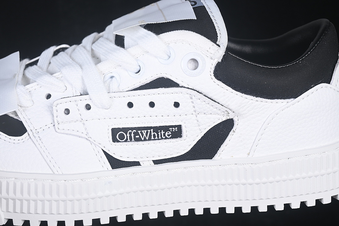 Unbranded [3.0 COURT ROUND TOED LACE UP LOW TOP CASUAL SNEAKERS WHITE/BLACK]-[WOMAN:36-39]-[MAN:40-47] - Image 7