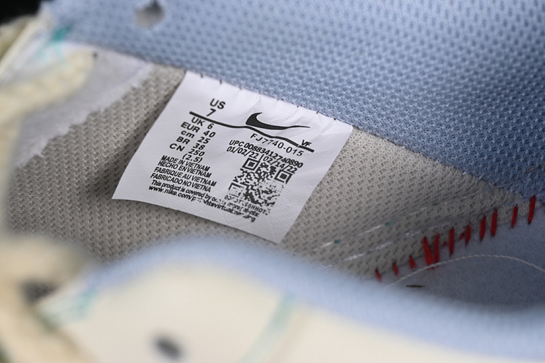 Nike [FJ7740-510]-[AIR FORCE 1 07 LOW LOVE WORDS WHITE/GREY/BLUE]-[WOMAN:36-39]-[MAN:40-45] - Image 6