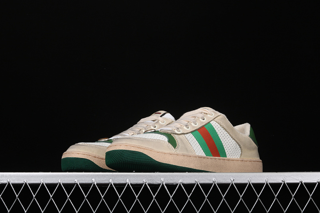 Gucci [GU*CCI ACE EMBROIDERED LOW-TOP SNEAKER BEIGE/WHITE/GREEN]-[UNISEX:35-44] - Image 15