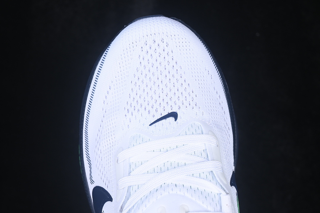 Nike [IB1873-107]-[AIR ZOOM PEGASUS 42 BREATHABLE SHOES NAVY BLUE/GREEN]-[WOMAN:36-39]-[MAN:40-46] - Image 9
