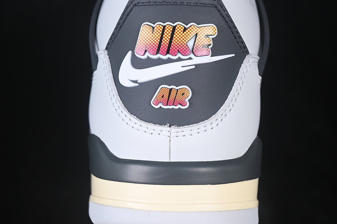 Unbranded [JA1135-100]-[AIR JORDAN 4 RETRO COMIC AJ4 PINK/WHITE/BLACK]-[WOMAN:36-39]-[MAN:40-47.5] - Image 6