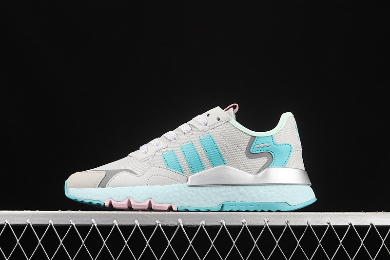 NITE JOGGER BOOST SHOES GREY/BLUE/SILVER · H01729, photo 1