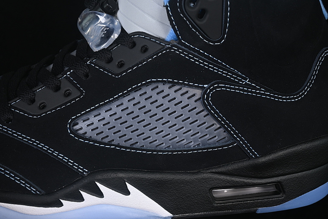 Unbranded [DD0587-008]-[JORDAN 5 RETRO BLACK/UNIVERSITY BLUE/WHITE]-[WOMAN:36-39]-[MAN:40-48.5] - Image 8