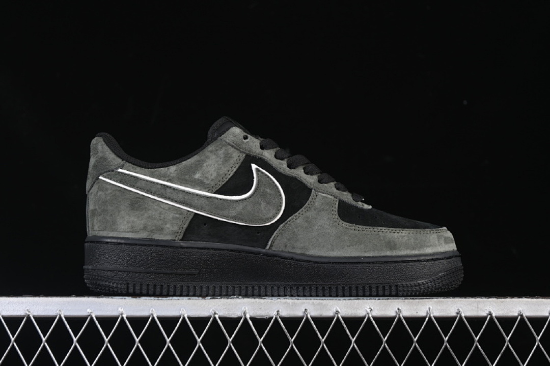 Nike [ZH0316-132]-[AIR FORCE 1 07 LOW CASUAL SHOES DARK GRAY/BLACK]-[WOMAN:36-39]-[MAN:40-45] - Image 15