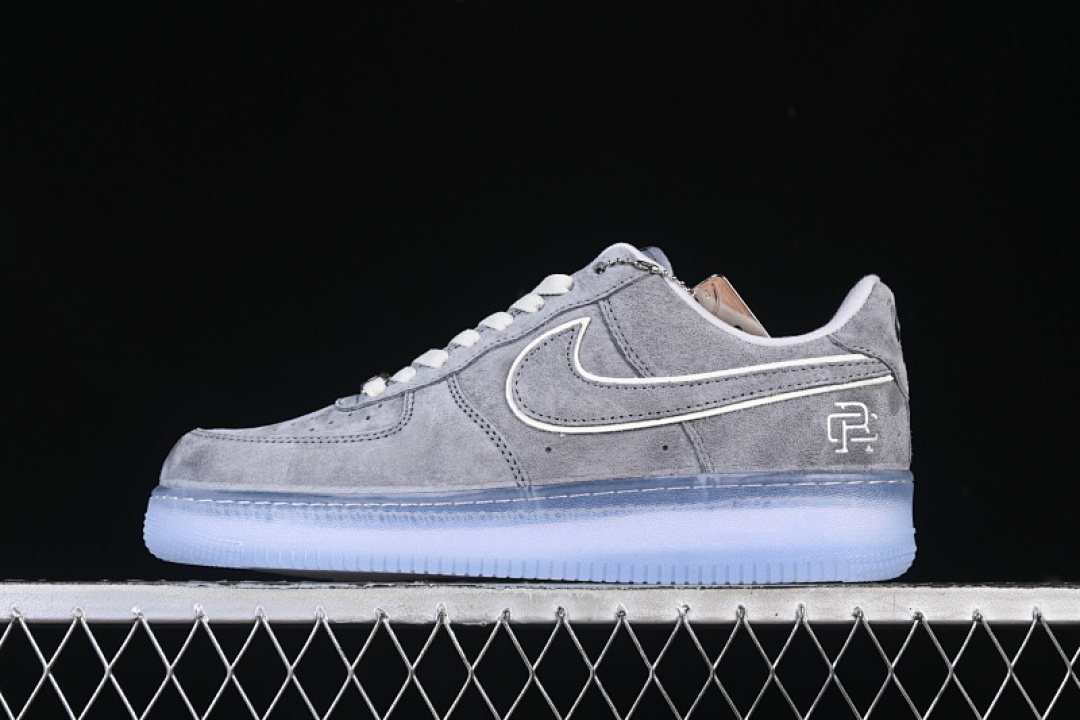 Nike Nike AIR FORCE 1 07 LOW GREY/WHITE/BLUE · AA1117-199, photo 1