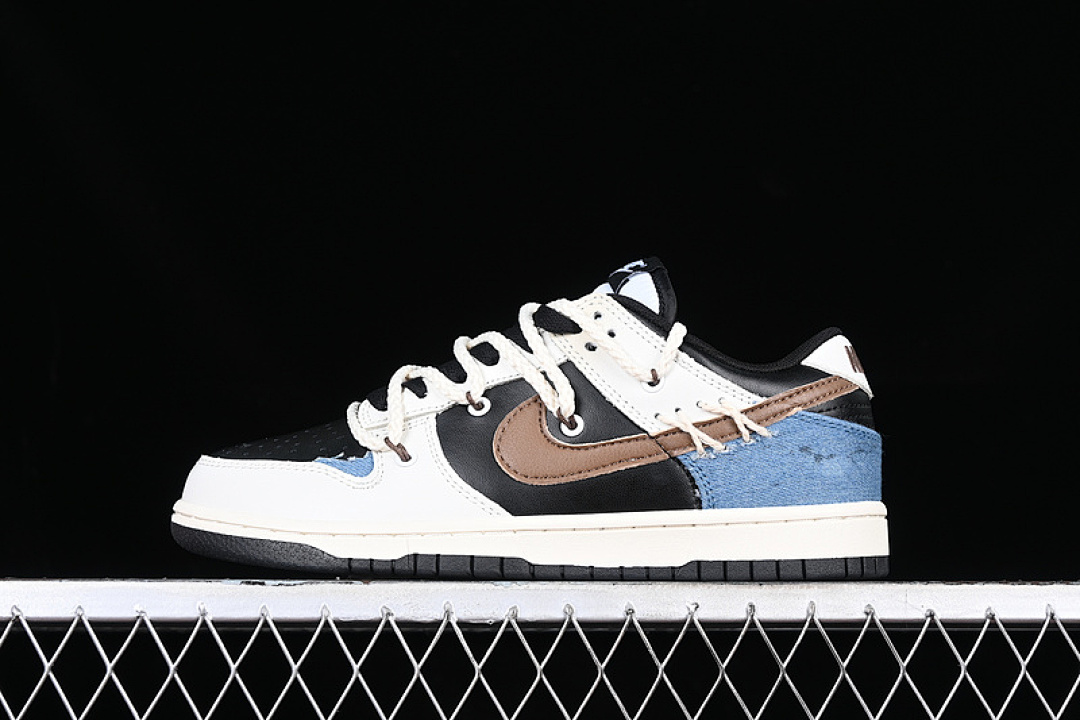 Unbranded [DD1391-100]-[DUNK LOW SB WHITE/BLACK/BLUE/BROWN]-[WOMAN:35.5-39]-[MAN:40-46], photo 1