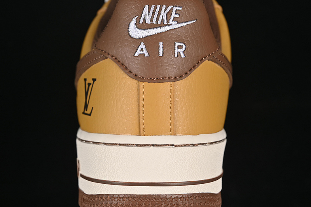 Nike [LW9279-014]-[AIR FORCE 1 07 LOW LV WHITE/BROWN/YELLOW]-[WOMAN:36-39]-[MAN:40-45] - Image 6