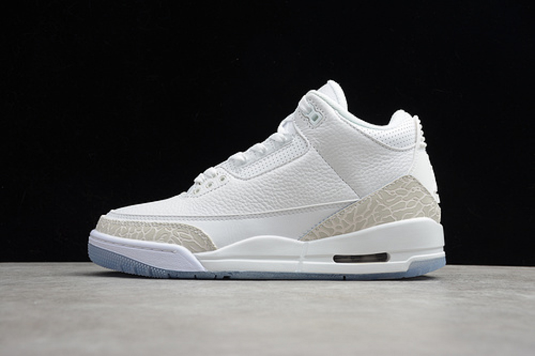 Jordan [136064-111]-[AIR JORDAN 3 RETRO PURE WHITE/WHITE-WHITE]-[MAN:40-45], photo 1