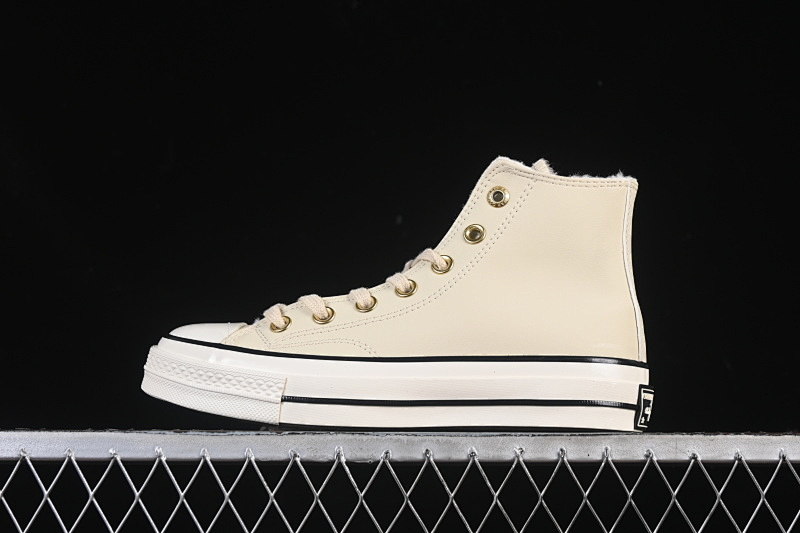 Converse Converse CHUCK 1970S HIGH-TOP CASUAL SNEAKERS BEIGE/WHITE/BLACK · A12443C, photo 1