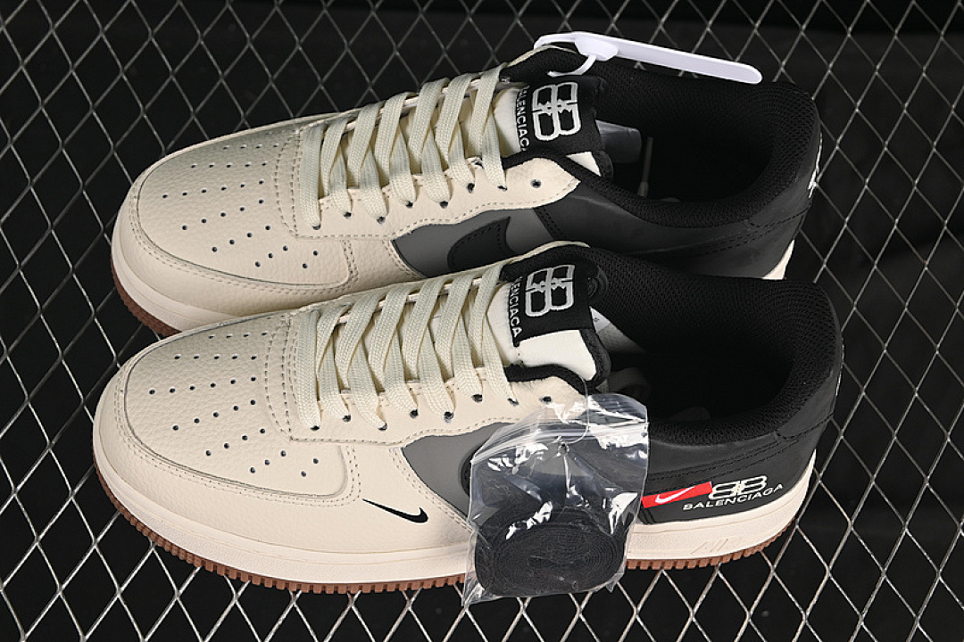 Nike [HJ3318-005]-[AIR FORCE 1 07 LOW BEIGE/GREY/BLACK]-[WOMAN:36-39]-[MAN:40-45] - Image 11