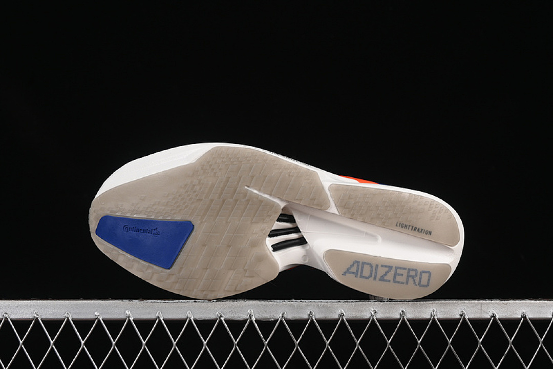 Adidas [JR6370]-[ADIZERO ADIOS 4 M WHITE/BLUE/ORANGE]-[WOMAN:36-39]-[MAN:40-46] - Image 14
