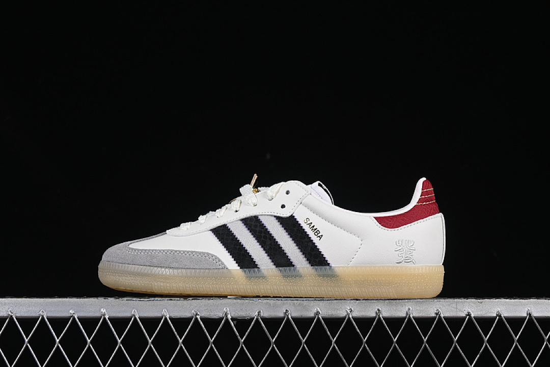 Adidas [JQ5976]-[SAMBA OG YEAR OF THE SNAKE CLOUD WHITE/CORE BLACK/ACTIVE MAROON]-[UNISEX:35-45], photo 1