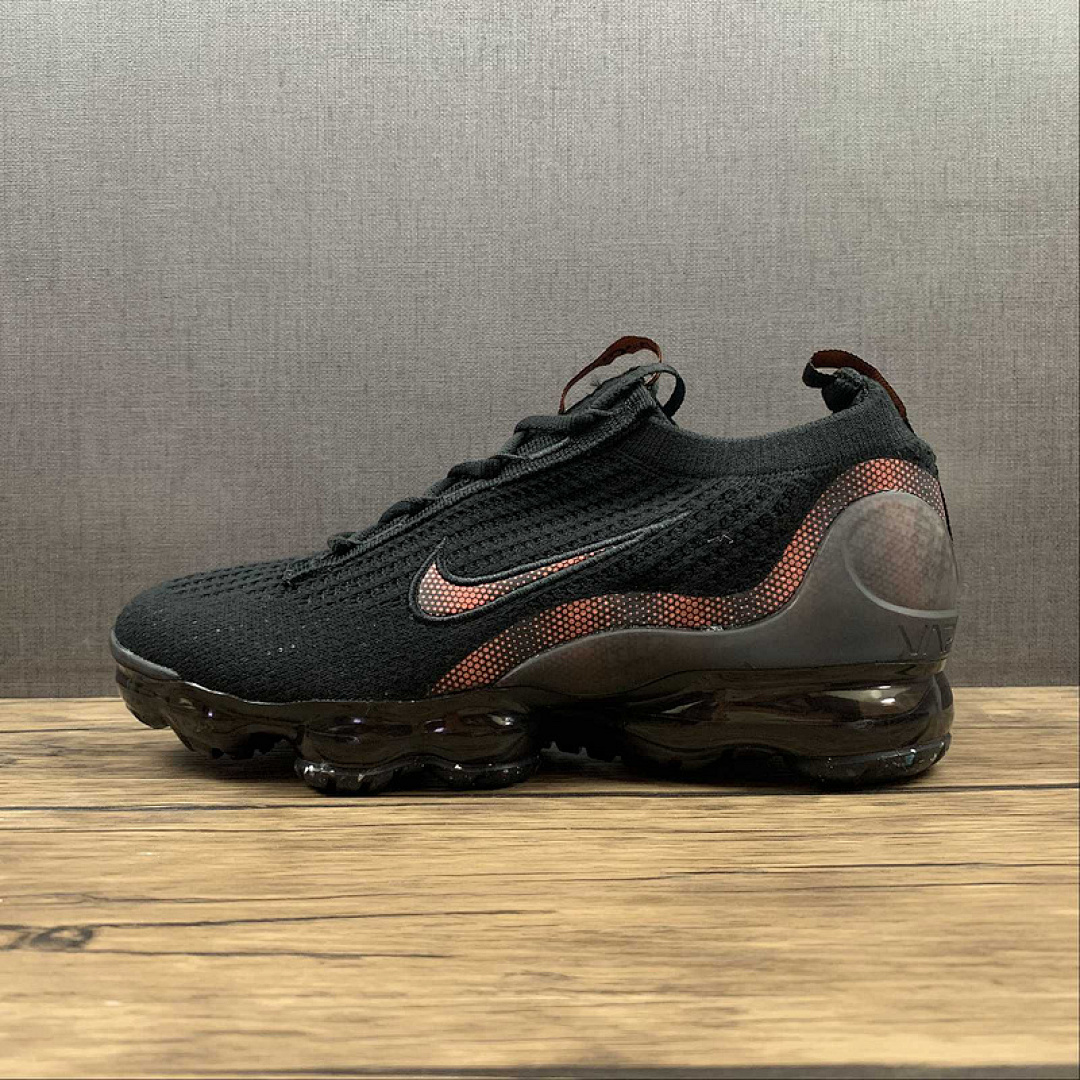 Unbranded [DC4112-004]-[AIR VAPORMAX 2021 FLYKNIT BLACK/BLACK/ORANGE]-[WOMAN:36-39]-[MAN:40-45], photo 1
