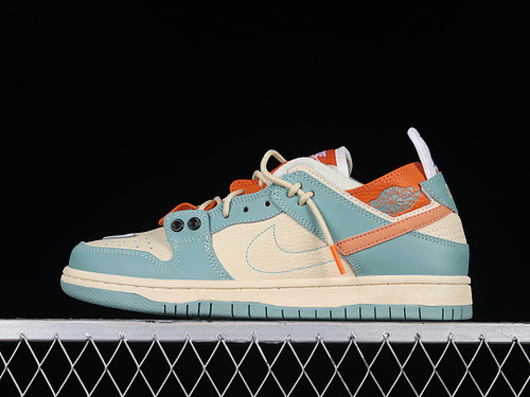 Nike DUNK LOW SB GREY/BLUE/ORANGE · BQ6817-039, photo 1