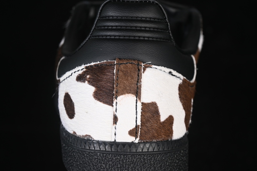 Adidas [JS3930]-[SAMBA LT COW PRINT BLACK/WHITE/COLLEGIATE GREEN]-[WOMAN:35.5-39]-[MAN:40-45] - Image 7