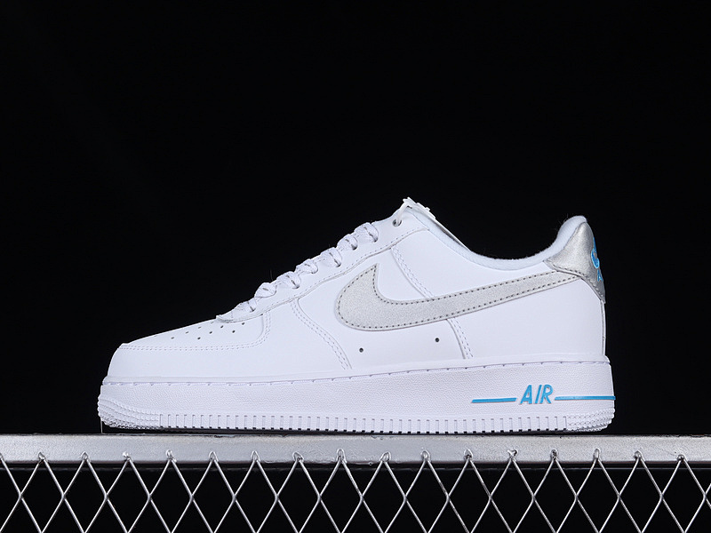Nike Nike AIR FORCE 1 LOW 07 WHITE/LASER BLUE/LIGHT GREY · DR0142-100, photo 1