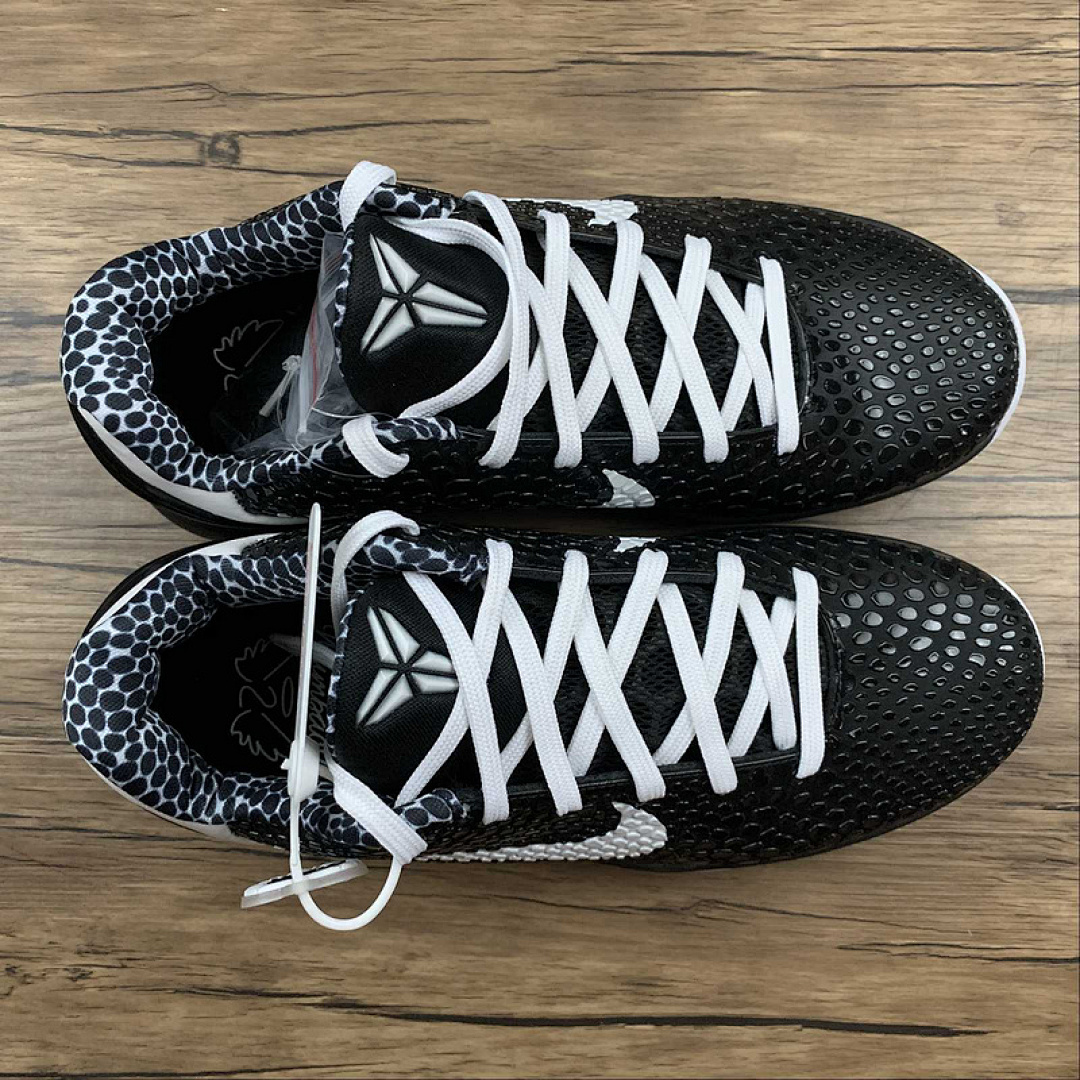 Nike [CW2190-002]-[KOBE 6 PROTRO MAMBACITA MAMBA FOREVER BLACK/WHITE-METALLIC GOLD]-[MAN:39-46] - Image 10