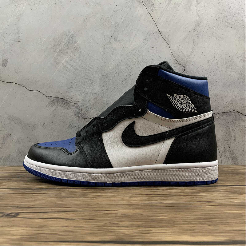 Jordan AIR Jordan 1 RETRO HIGH OG ROYAL TOE BLACK/WHITE-GAME ROYAL-BLACK · 555088-041, photo 1