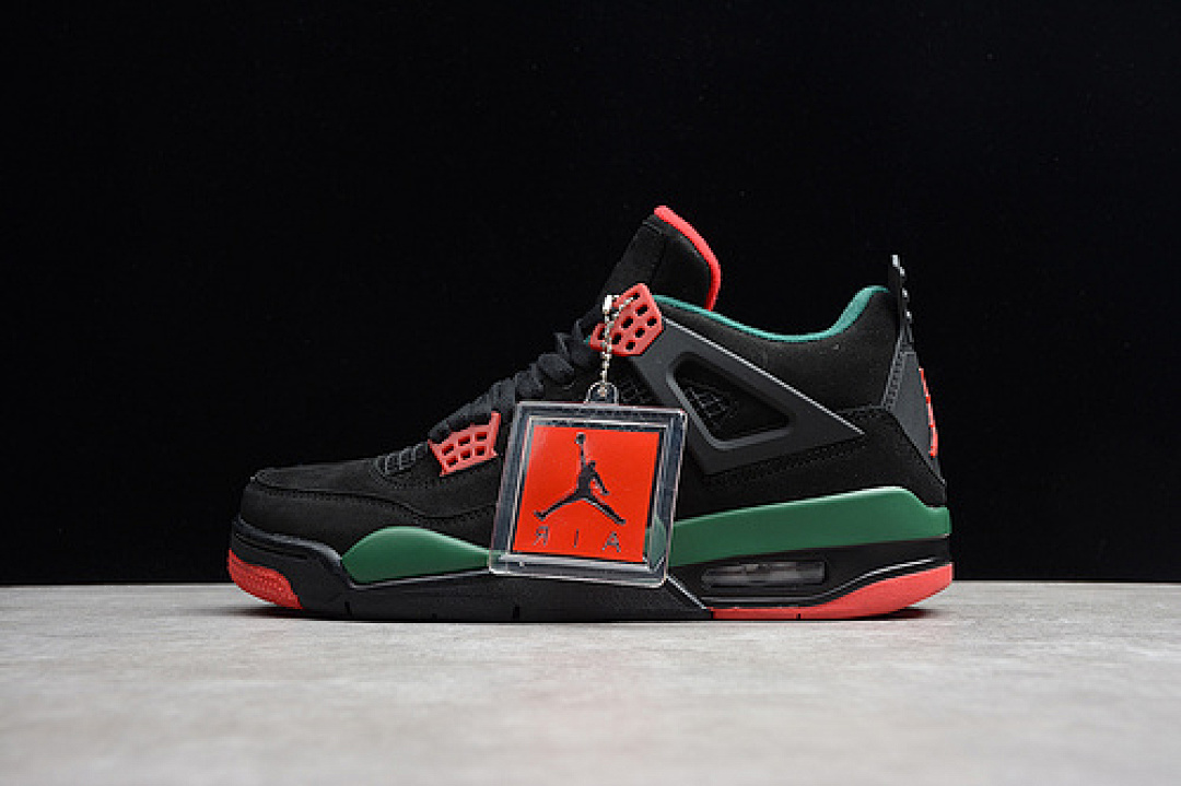 Jordan [AQ3816-063]-[AIR JORDAN 4 NRG BLACK/GORGE GREEN-VARSITY RED]-[MAN:40-47]-[OG00218], photo 1