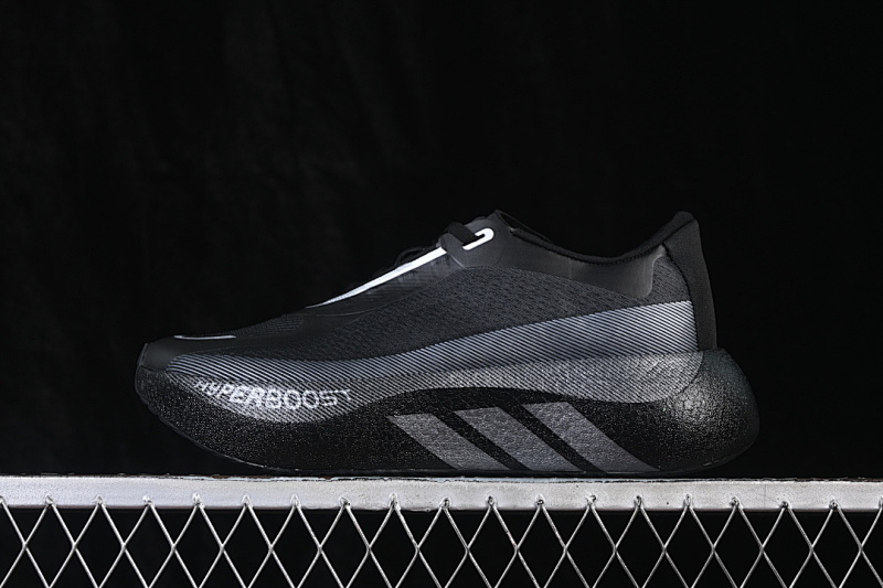 HYPERBOOST EDGE M SOLE-BOOSTING RUNNING SHOES BLACK/BLACK/BLACK · KI1989, photo 1