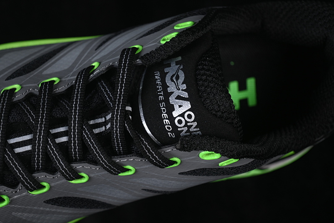 Hoka [1126851-BCKLC]-[HOKA ONE RUNNING SHOES BLACK/ELECTRIC GREEN]-[WOMAN:36-39]-[MAN:40-46] - Image 13