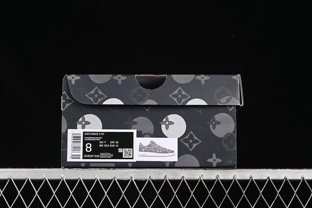 Nike [SC9207-530]-[AIR FORCE 1 07 LOW LV WHITE/BLACK]-[WOMAN:36-39]-[MAN:40-45] - Image 12