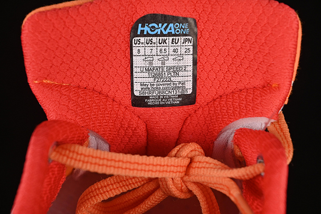 Hoka [1126851 PLTN]-[HOKA MAFATE SPEED 2 WHITE/ORANGE/GREY]-[WOMAN:36-39]-[MAN:40-45] - Image 6