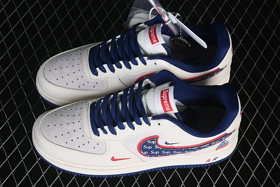 Nike [DD1982-328]-[AIR FORCE 1 07 LOW CASUAL SHOES NAVY BLUE/RED/WHITE]-[WOMAN:36-39]-[MAN:40-45] - Image 10