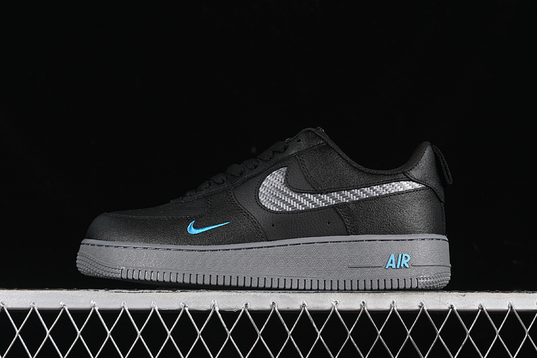 Nike [DR0155-002]-[AIR FORCE 1 07 LOW BLACK/GREY]-[WOMAN:36-39]-[MAN:40-45], photo 1