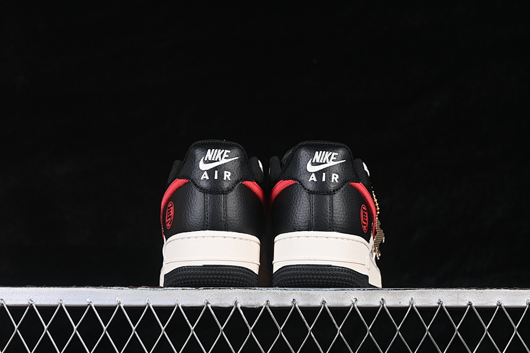 Nike [HT5088-620]-[AIR FORCE 1 07 LOW CASUAL SNEAKERS WHITE/BLACK/RED]-[WOMAN:36-39]-[MAN:40-45] - Image 14