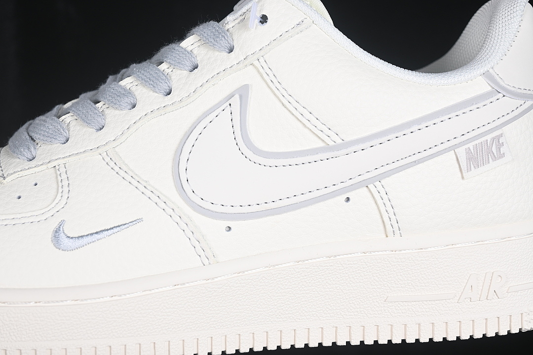 Nike [DN9688-120]-[AIR FORCE 1 07 LOW CASUAL SNEAKERS WHITE/WHITE/WHITE]-[WOMAN:36-39]-[MAN:40-45] - Image 8