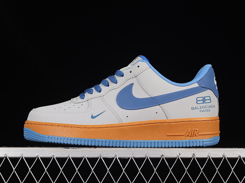 Nike Nike AIR FORCE 1 LOW 07 GREY/DARK BLUE/BROWN · 315122-006, photo 1