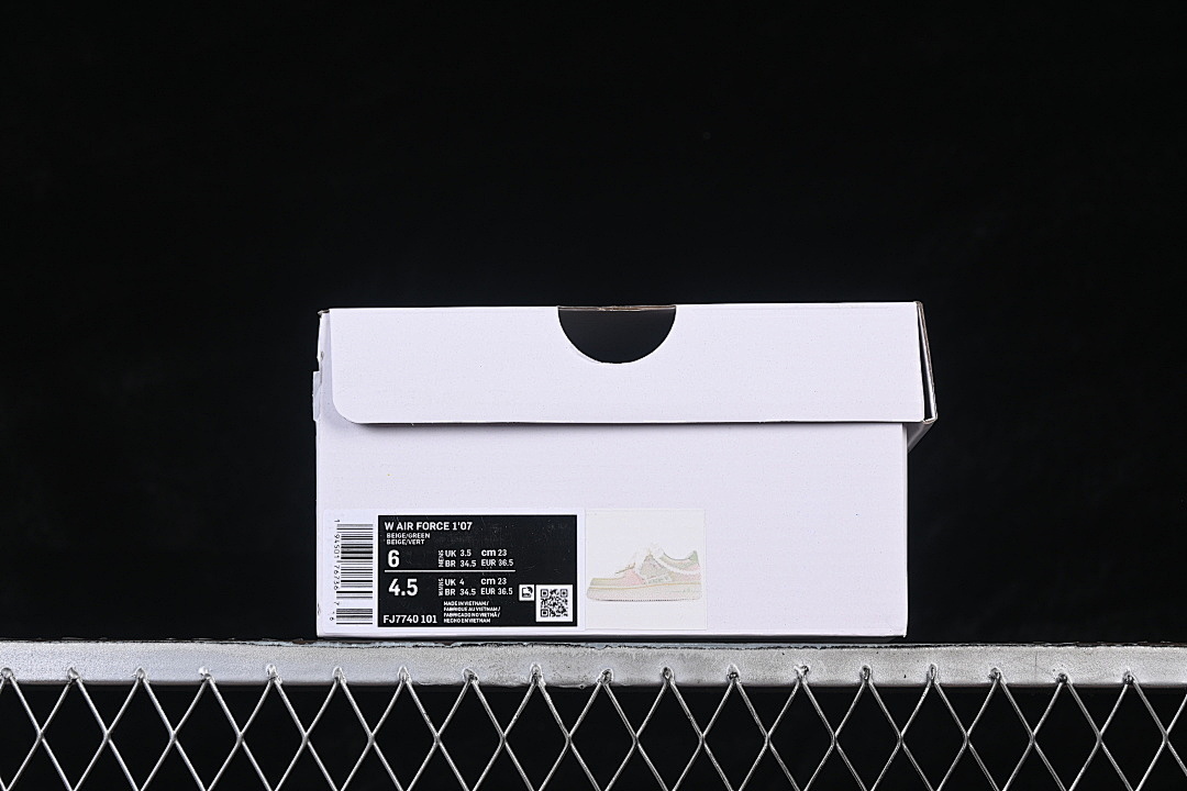 Nike [FJ7740-101]-[AIR FORCE 1 07 LOW WHITE/GREEN/PINK]-[WOMAN:36-39]-[MAN:40-45] - Image 12