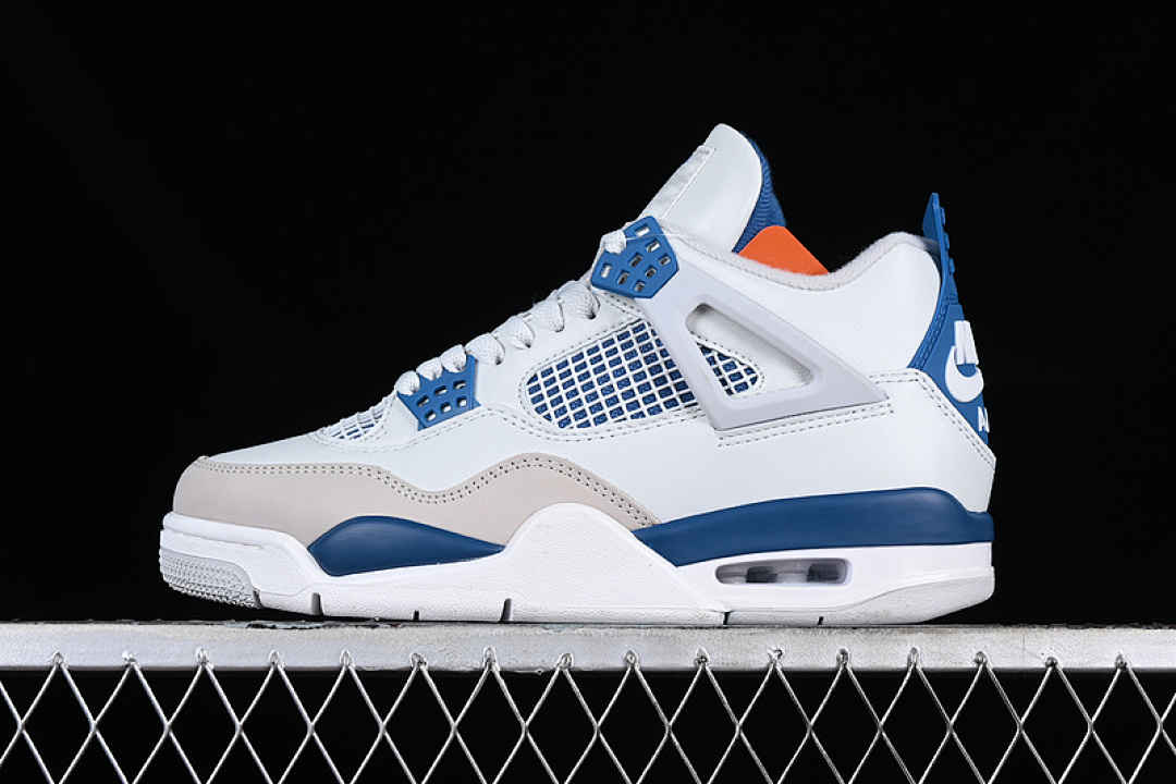 Jordan [FV5029-141]-[AIR JORDAN 4 RETRO MILITARY BLUE OFF-WHITE/MILITARY BLUE/NEUTRAL (GREY]), photo 1