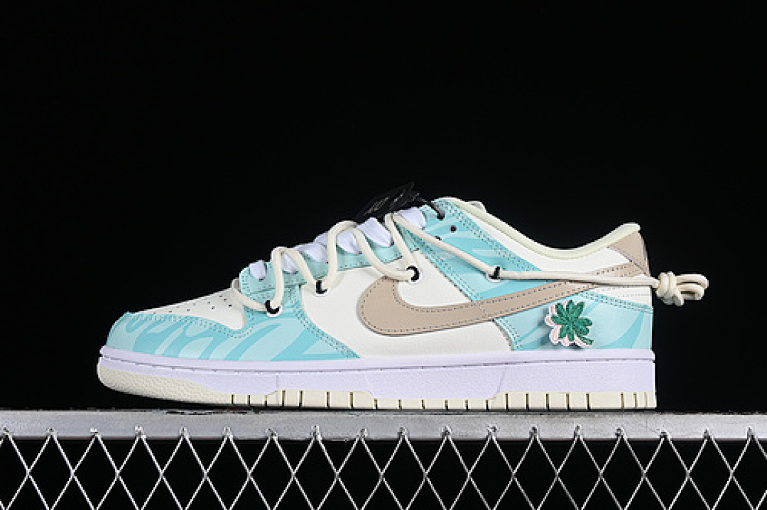 Unbranded [DJ6188-100]-[DUNK LOW SB RETRO WHITE/GREY/BLUE/GREEN]-[WOMAN:36-39]-[MAN:40-46], photo 1