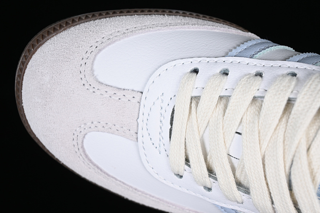 Adidas [ID2055]-[ADIDAS SAMBA VEGAN WHITE/BROWN/BLUE/GREY]-[WOMAN:35-39]-[MAN:40-45] - Image 9