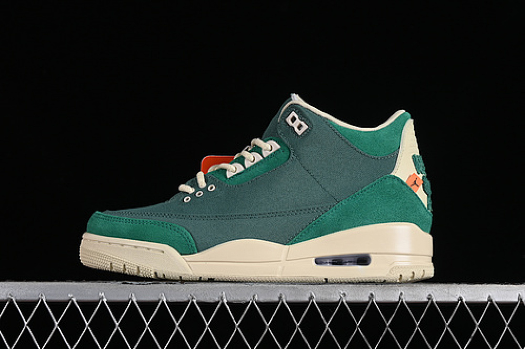 Jordan [FZ7974-300]-[NINA CHANEL ABNEY X AIR JORDAN 3 RETRO BICOASTAL/BLACK/MALACHITE/FOSSIL][36-47.5], photo 1