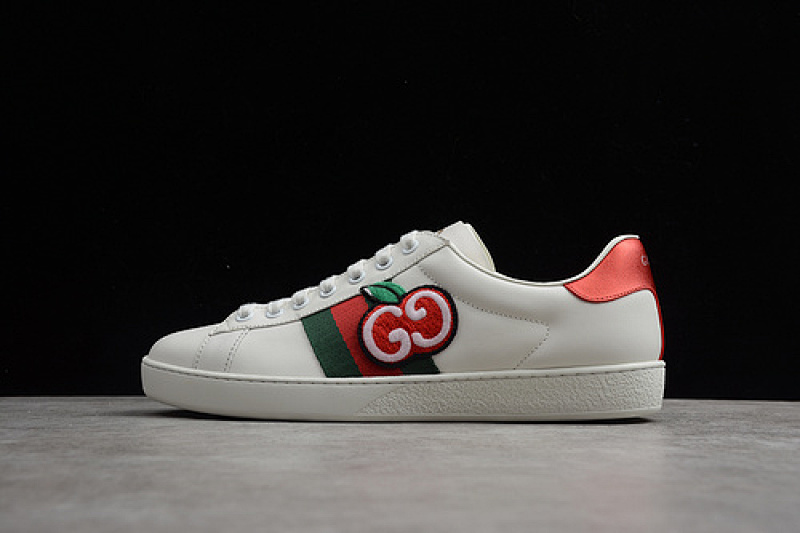 Gucci [GU*CCI ACE EMBROIDERED LOW-TOP SNEAKER WHITE/GREEN/RED]-[WOMAN:35-39]-[MAN:40-44]