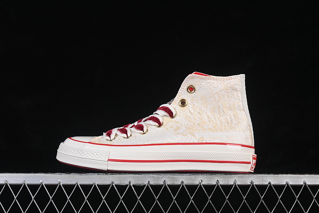 Unbranded [A13348C]-[CHUCK 70 HI EGRET/ENAMEL RED/LIGHT GOLD]-[WOMAN:35-39.5]-[MAN:40-44], photo 1