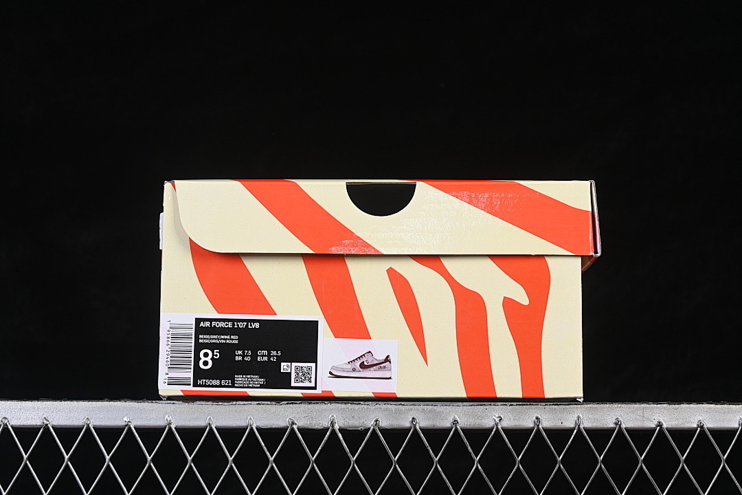 Nike [HT5088-621]-[AIR FORCE 1 07 LOW GREY/WHITE/RED]-[WOMAN:36-39]-[MAN:40-45] - Image 12