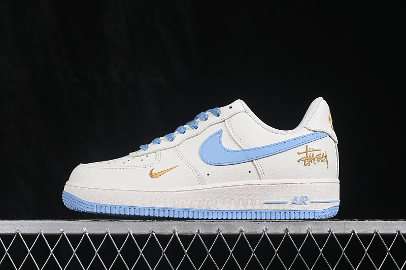 Nike Nike AIR FORCE 1 07 LOW CASUAL SNEAKERS SKY BLUE/WHITE · BV9658-007, photo 1