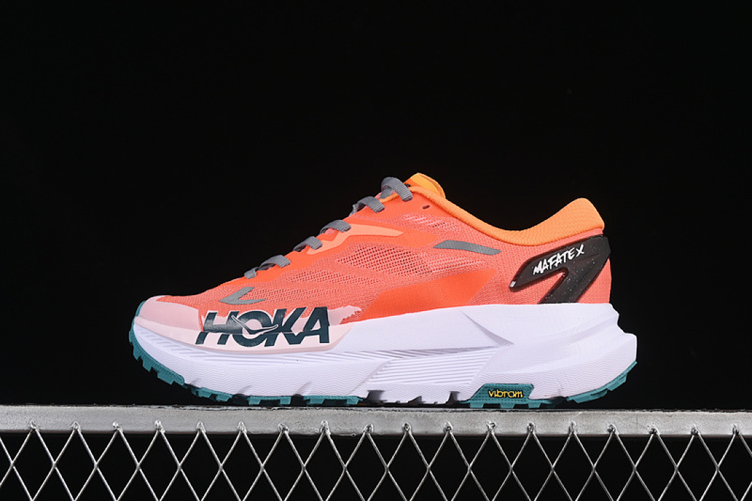 Hoka [11611996 PBSSN]-[HOKA MAFATE SPEED X WHITE/ORANGE/GREY]-[WOMAN:36-39]-[MAN:40-45] - Image 2