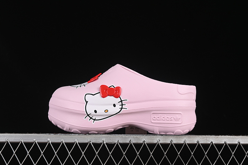 Adidas Adidas HELLO KITTY ADIFOM STAN SMITH PLATFORM MULE CLEAR PINK/CLEAR PINK/RED · IG4446, photo 1